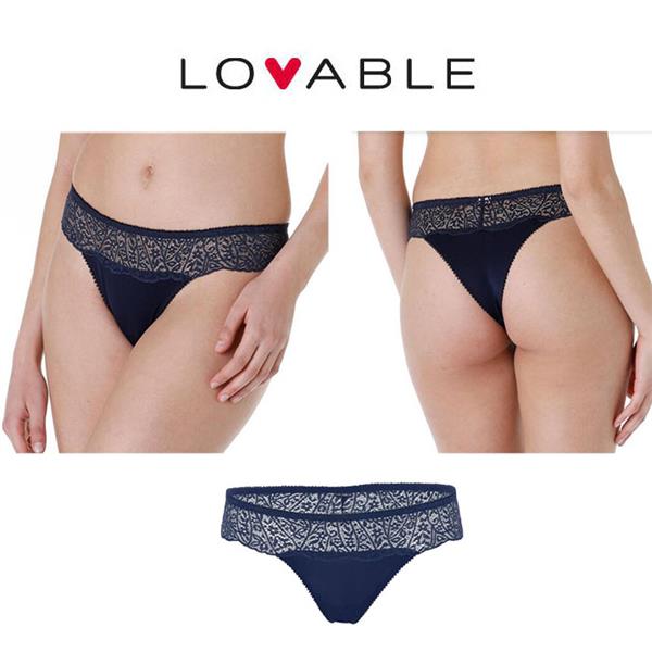 LOVABLE EXQUISITE LACE BRASILIANO L0CNS BLU TG.3