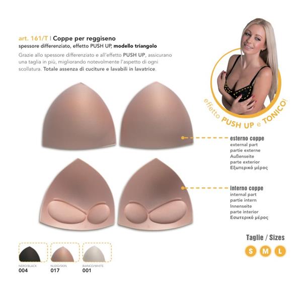MARBET COPPE TRIANGOLO PUSH UP ART.161/T NUDO TG.S