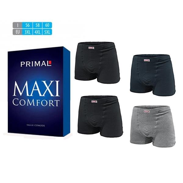 PRIMAL MAXI COMFORT BOXER ART.3211 NERO TG.60/5XL